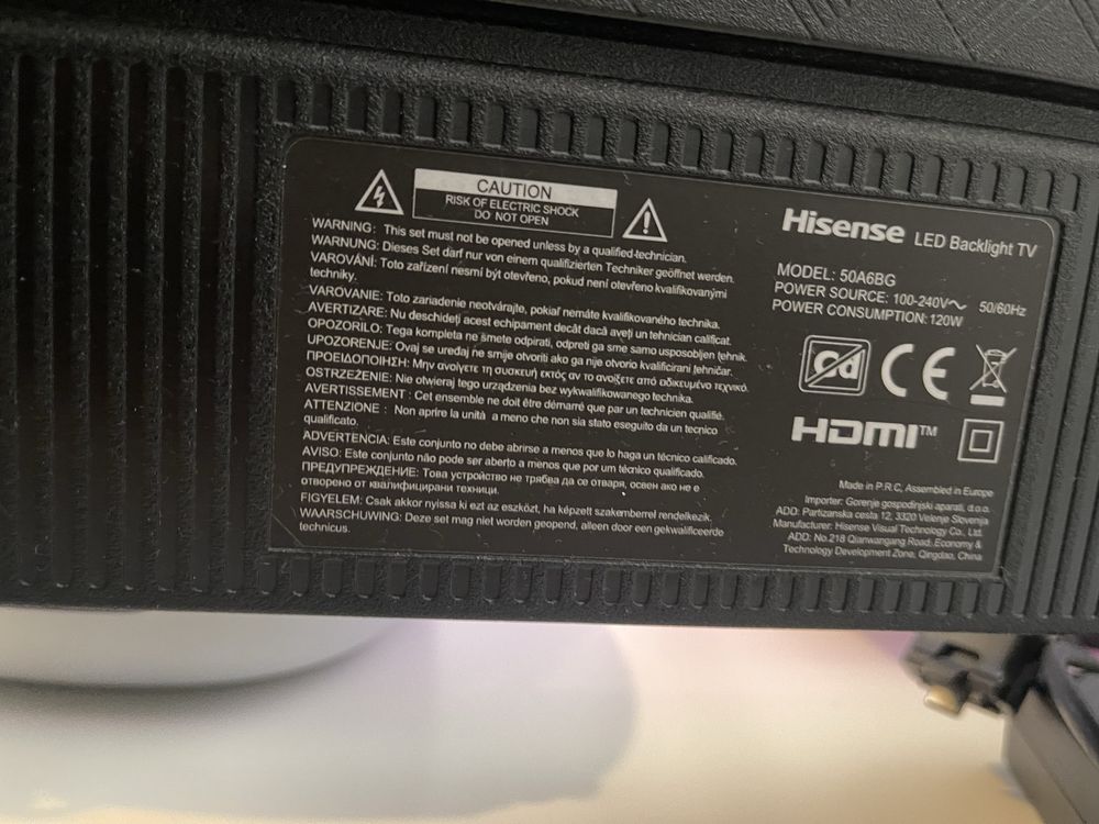 TV Hisense como nova