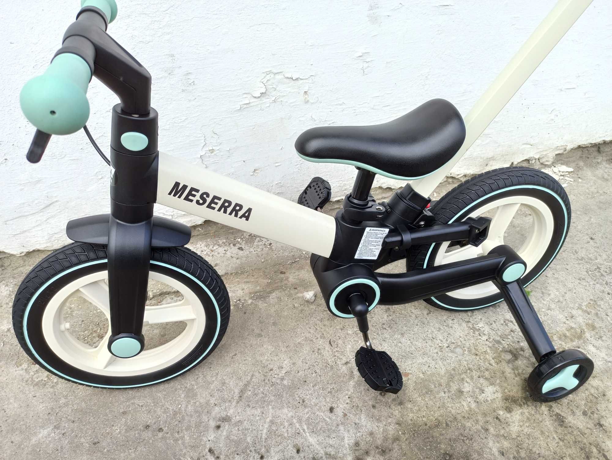 Rowerek biegowy dziecięcy Messera koła 12 " 3w1 na 85-115 cm 2025 nowy