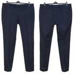 BUGATTI granatowe spodnie garniturowe slim fit r. 54