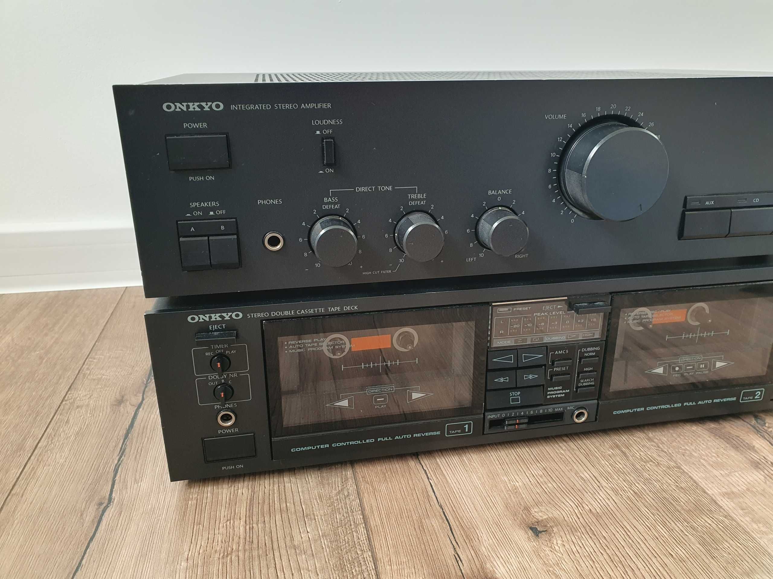 Zestaw ONKYO Magnetofon TA-RW90 , ONKYO Wzmacniacz A-8220