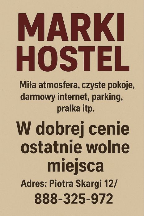 Kwatery pracownicze Marki