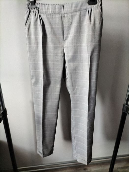 Spodnie w kratkę kant M