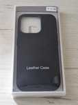MagSafe Leather Case Iphone 15 Pro Czarny