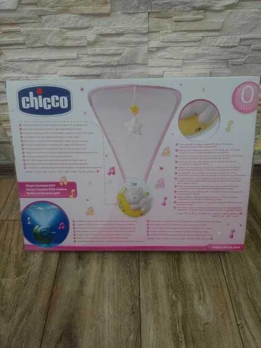 Chicco Projektor z baldachimem 3w1 różowy