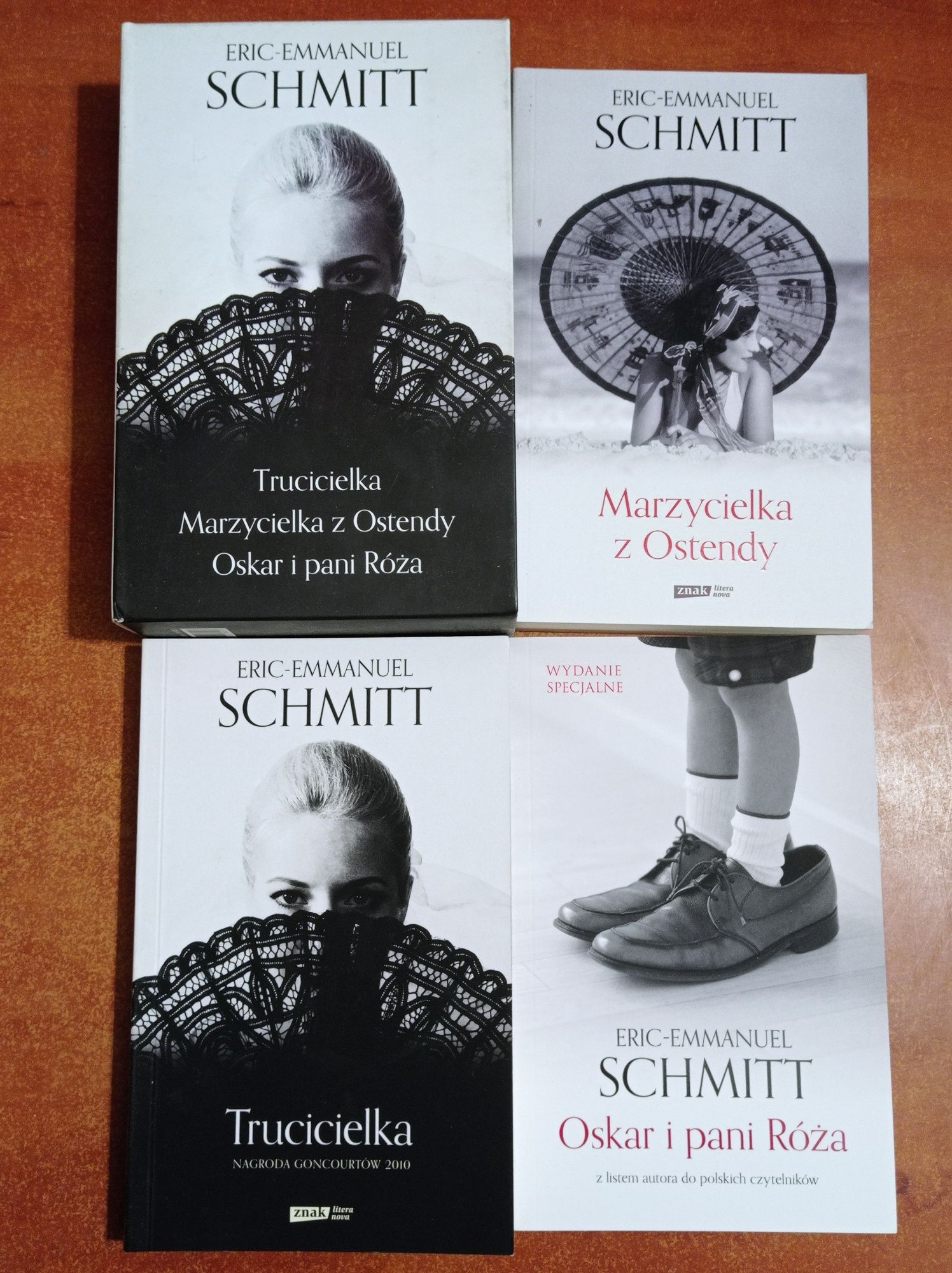 8 książek Wojna i pokój Klub Pickwicka Schmitt