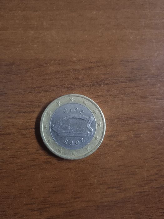 1 Euro монета унікальна єдина перевертиш.