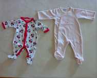 5 babygrows para menina