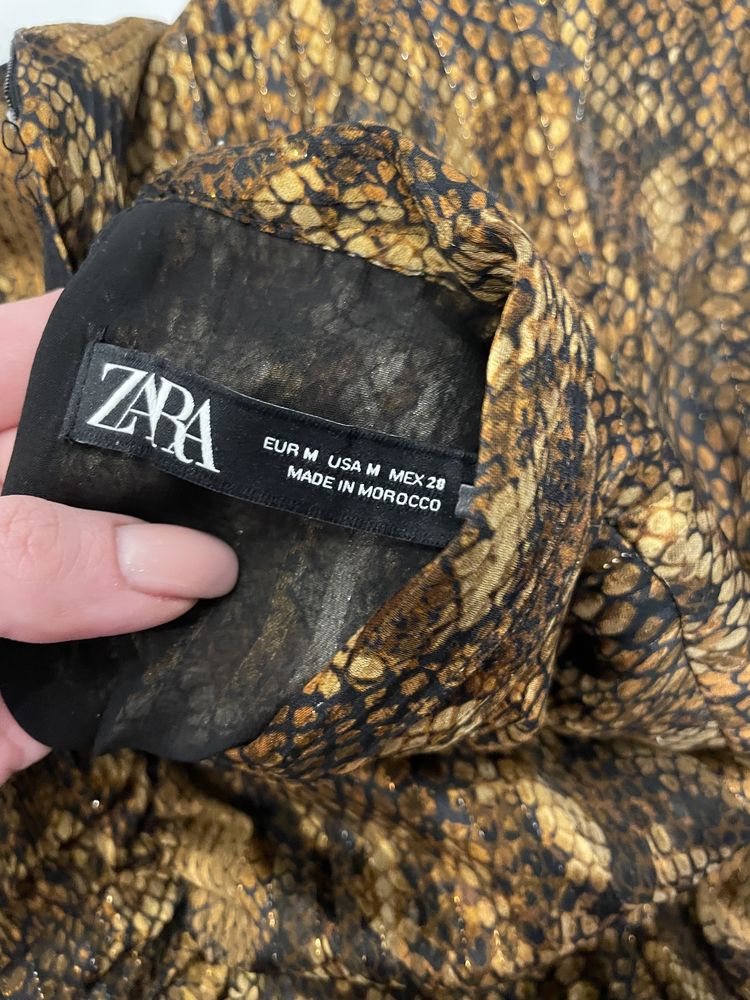 Sukienka zara animal print panterka