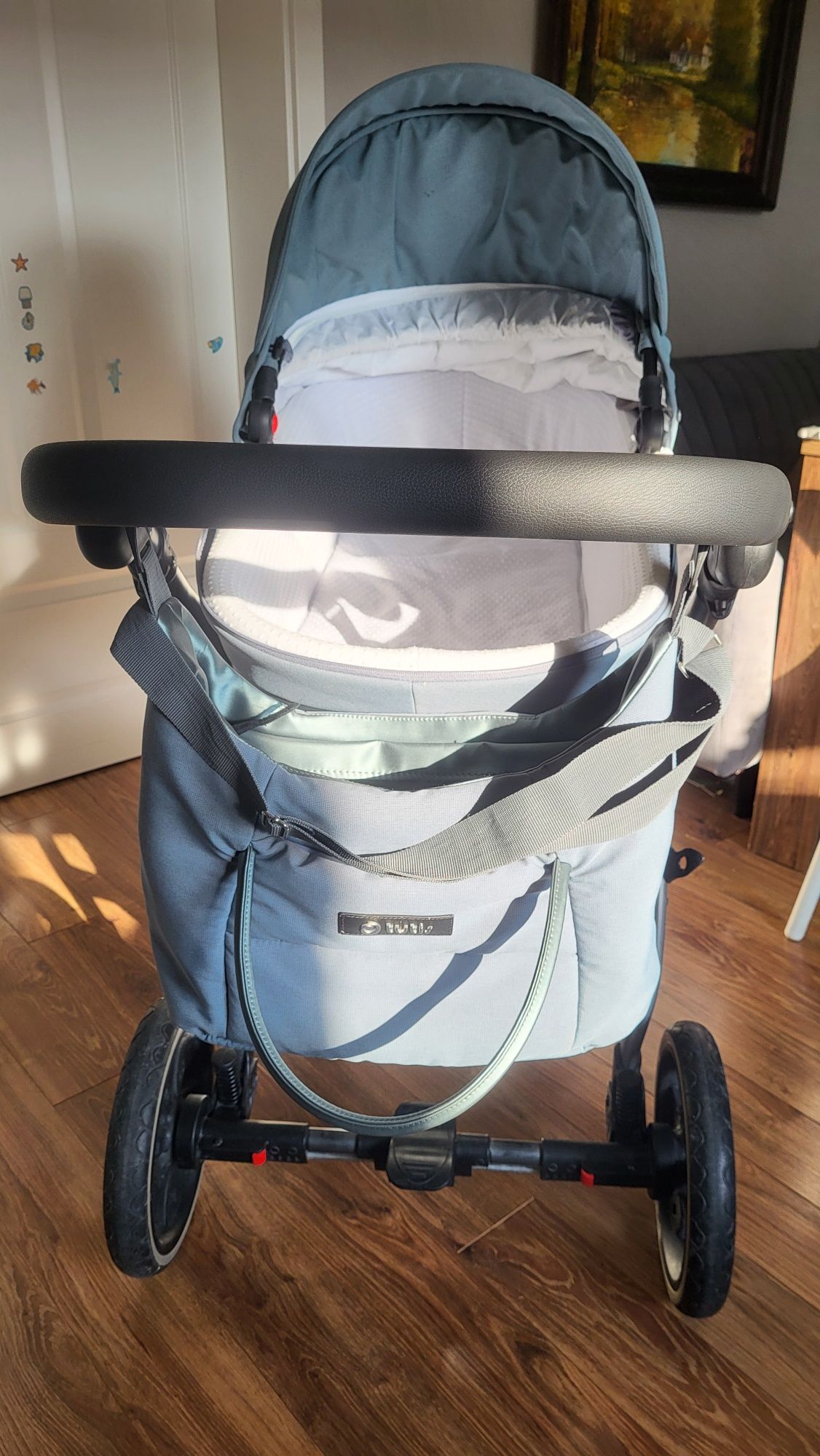 Wózek 2 w 1 tuttis uno  gondola + spacerówka + adapter do fotelika sam