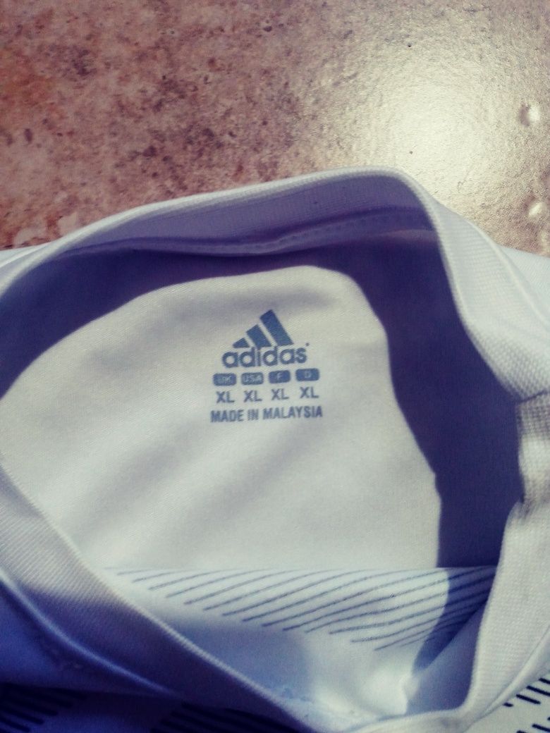 Koszulka meska biala XL Adidas sportowa