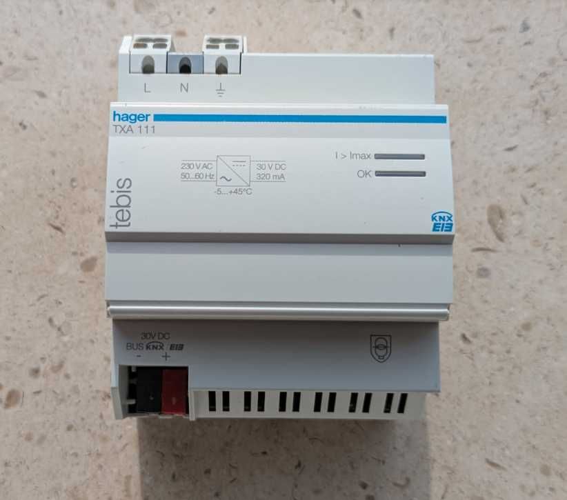 KNX Fonte de alimentação Hager TXA111