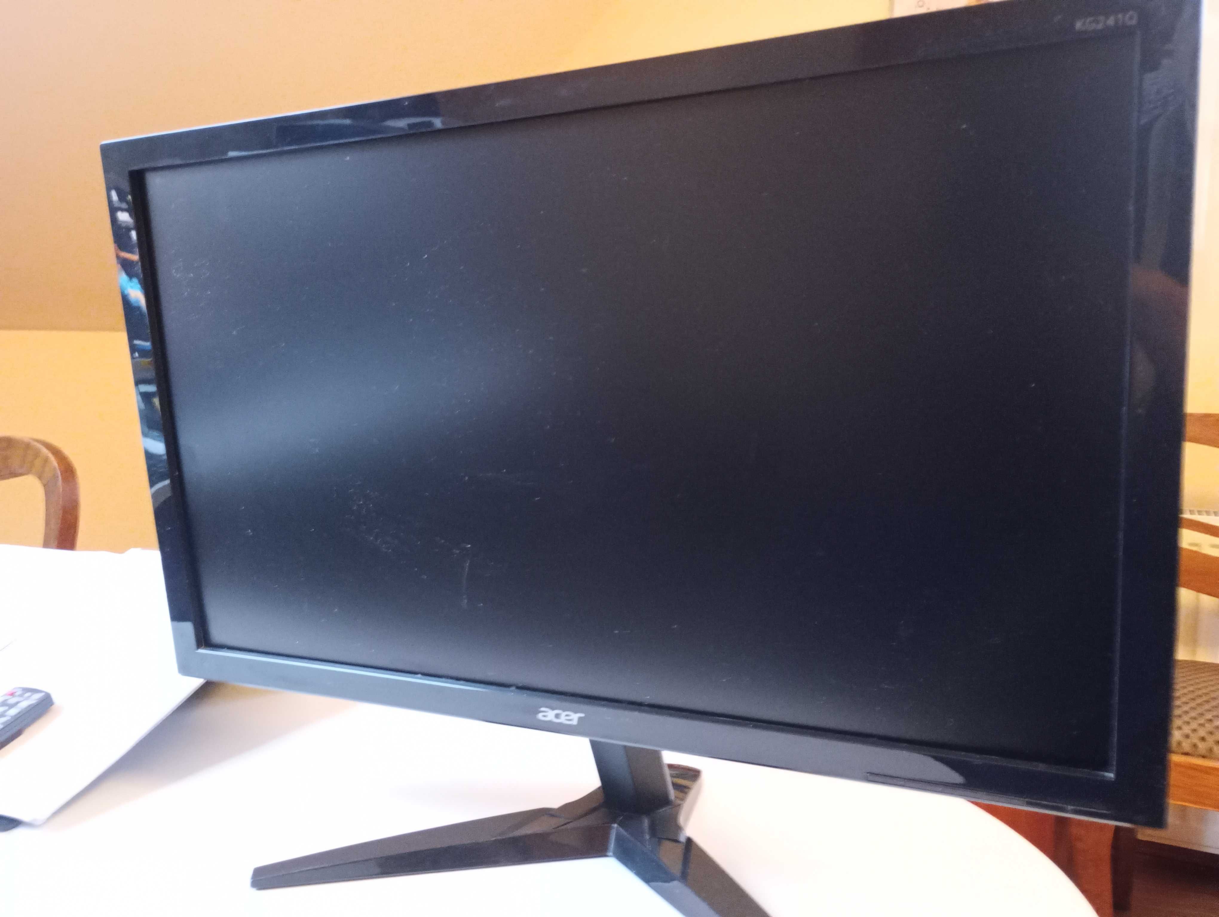 Monitor ACER KG241Q GAMINGOWY 75hz, 24 cale, stan idealny !!!