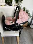 Fotelik samochodowy cybex Cloud T i-Size różowy Pale blush baza