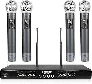 4-kanałowy profesjonalny system mikrofonów bezprzewodowych Phenyx Pro