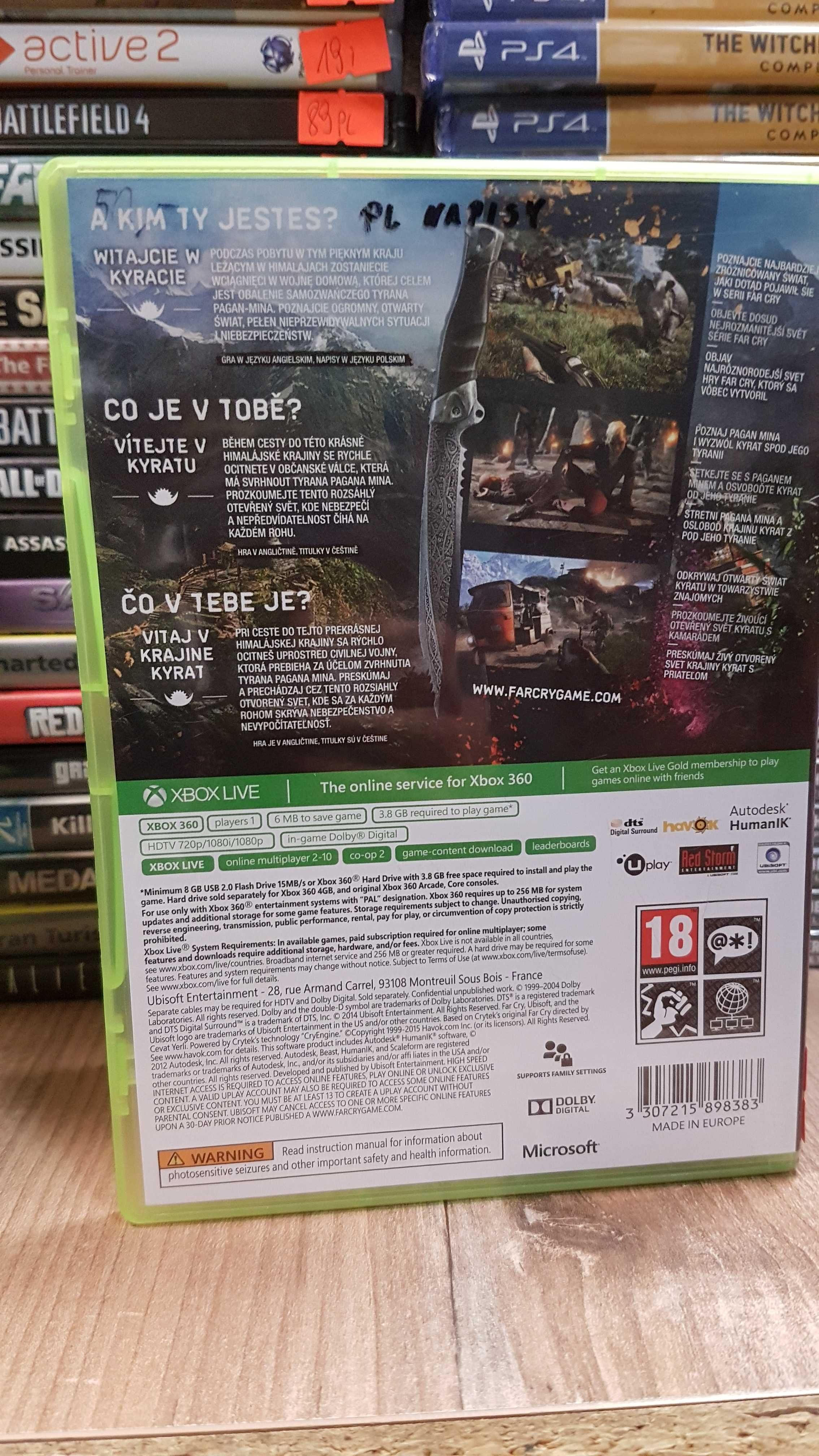 Far Cry 4 XBOX 360 Sklep Wysyłka Wymiana