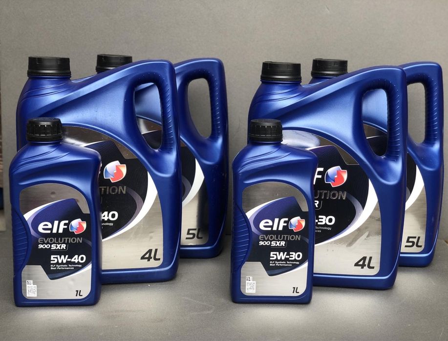 Масло синтетика Elf 5w30 sxr 5л -1355грн/5w40 sxr 5л -1339/5w40 nf 5л