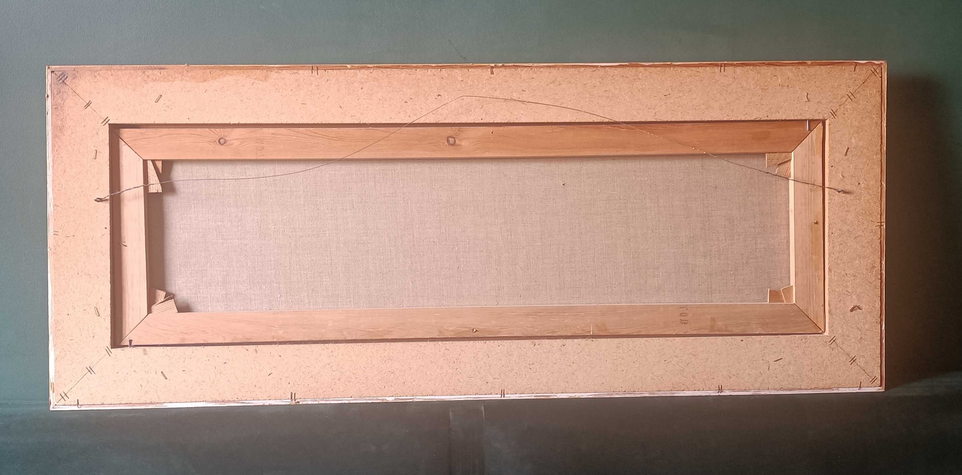Obraz akryl na płótnie lata 60 te 100x30cm