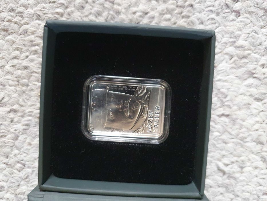 Srebrne 10 zł 100-lecie odzysk. przez Polskę niepodl. - J. Haller