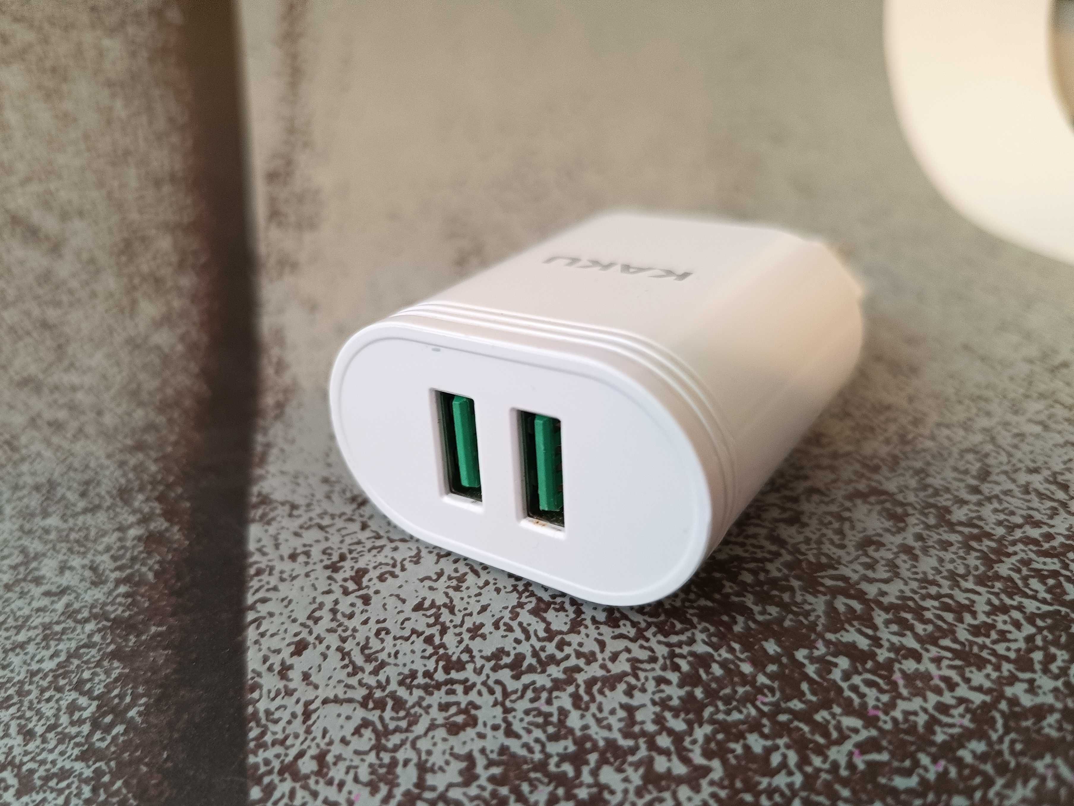 Ładowarka sieciowa KAKU 2xUSB 12W 2,4A Dual Port Smart Charge KSC-367