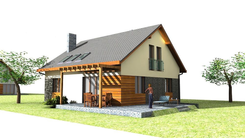 Architekt, projekty domów, adaptacja projektu, kierownik budowy