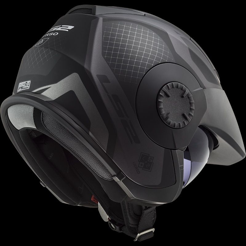 Capacete ls2 of570 verso jet aberto