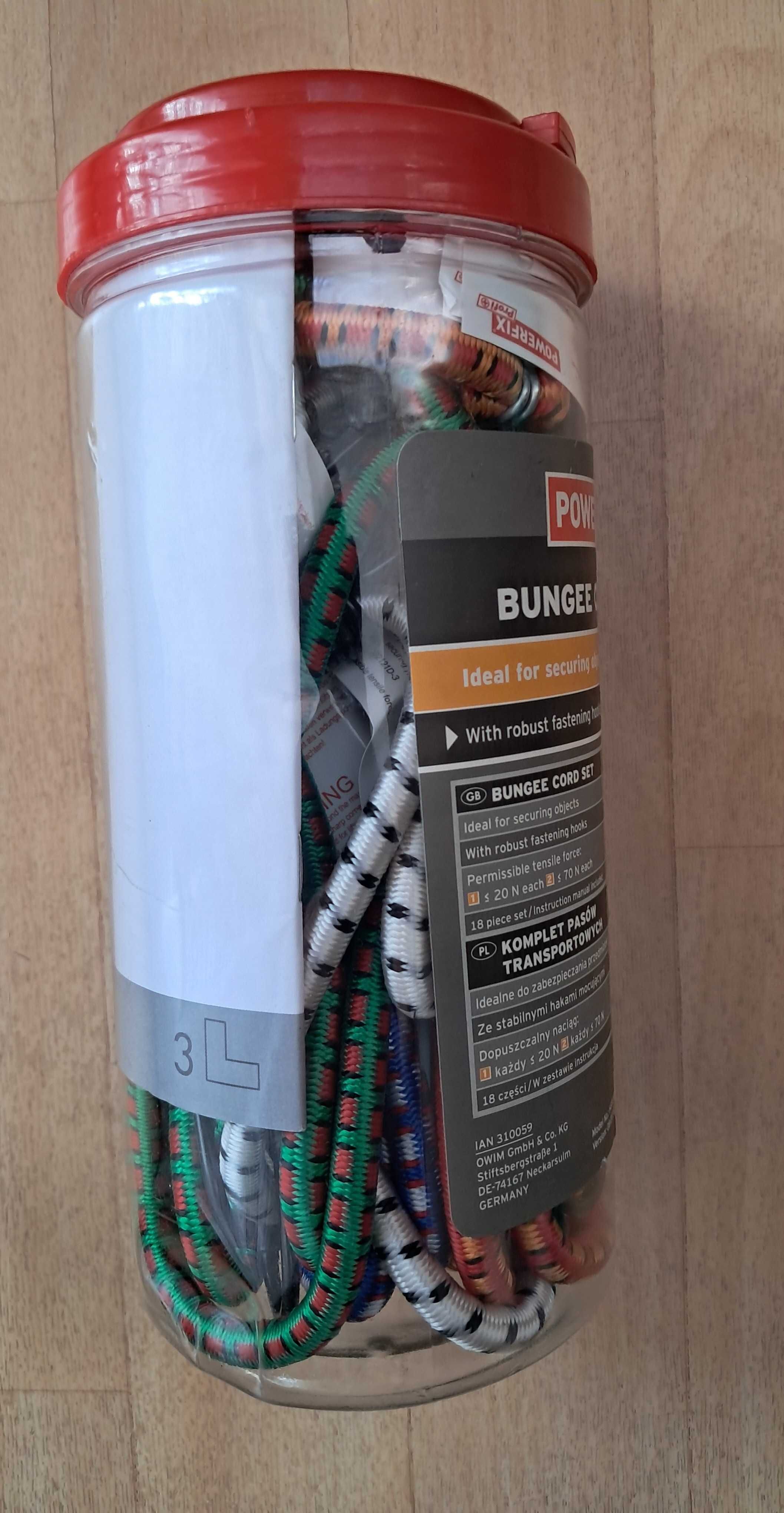 Zestaw ekspanderów do mocowania bagaży 18 szt. Powerfix