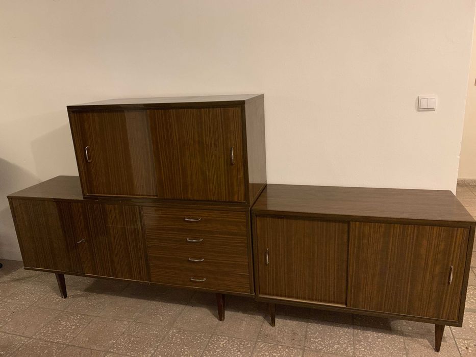 Vintage meble (komoda + szafki) lata 60-te