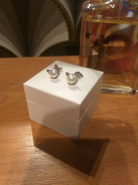 Сережки серебряные