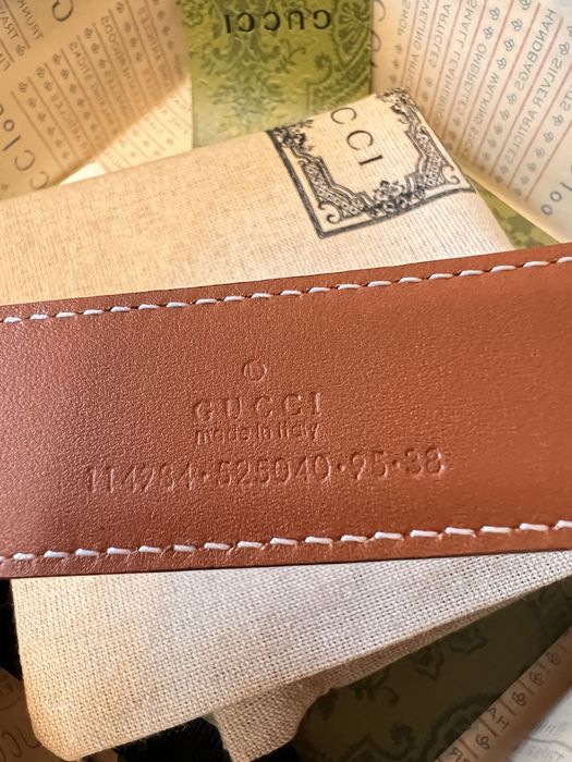 Pasek Gucci w pelnej kompletacji