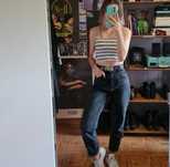 Mom jeans pretas
