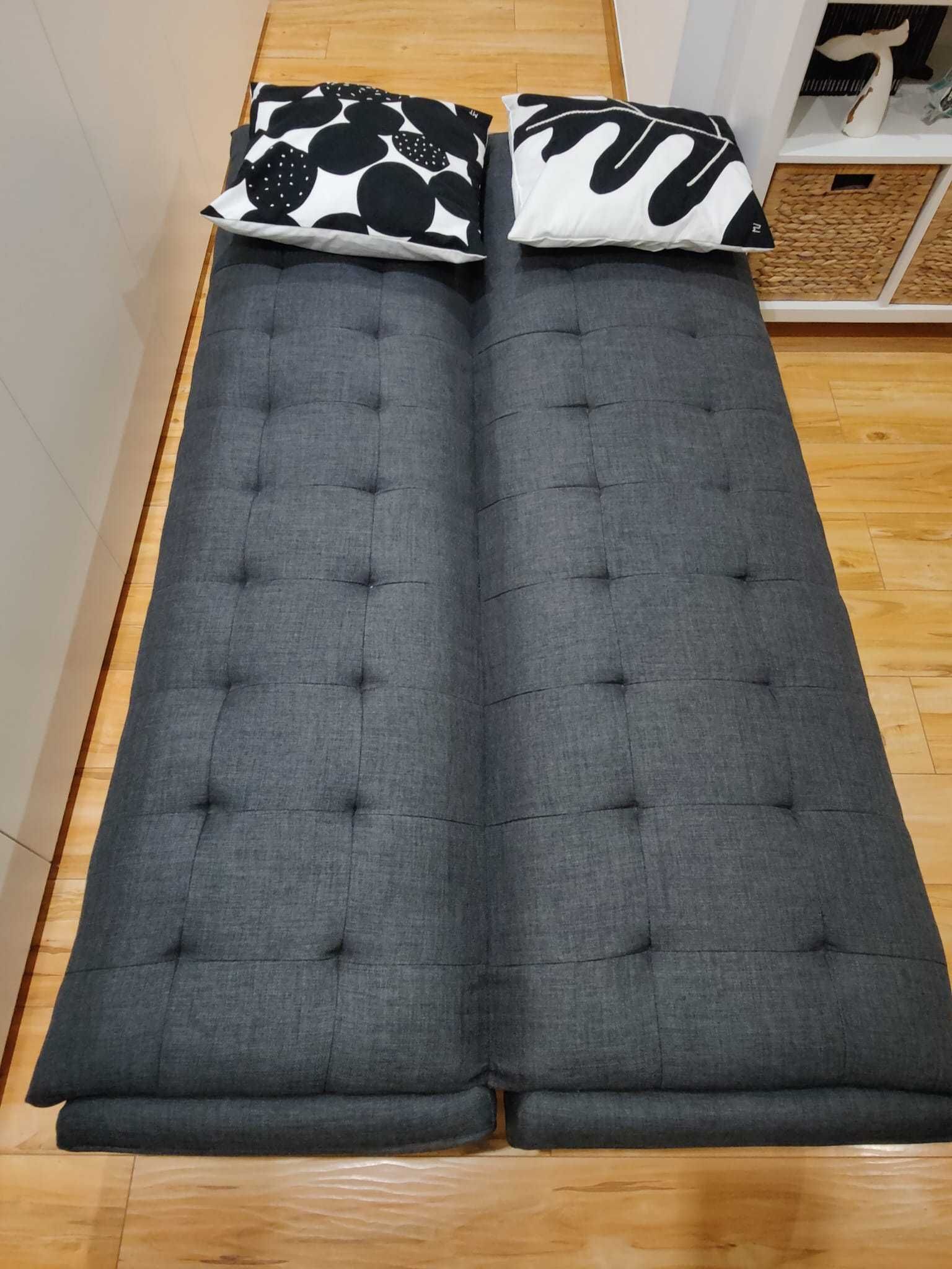 Sofá-cama de 3 lugares, cinzento - Excelente Estado