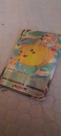 Carta super rara pikacho voador celebrações Vmax