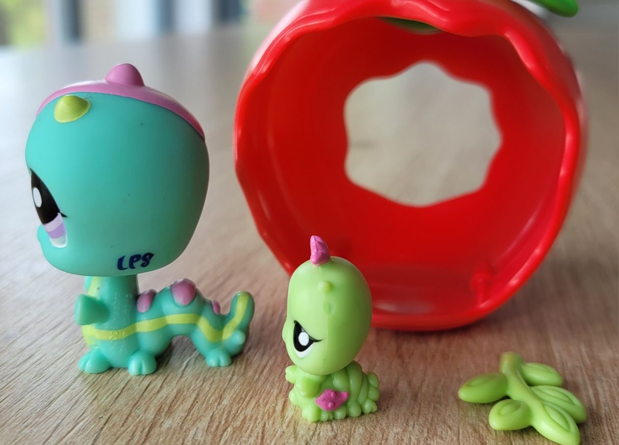 Littlest Pet Shop gąsienica jabłko LPS