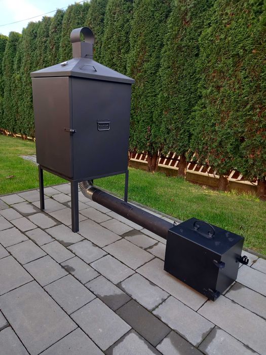 Wędzarnia ogrodowa - stolik, piecyk ,rury-komplet- Nowość