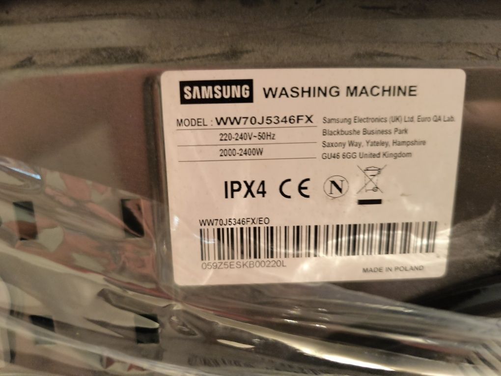 Pralka EcoBubble, 7kg, Inox srebrna