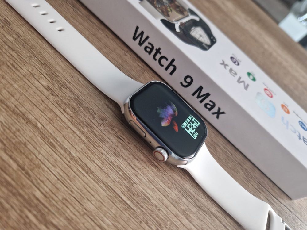 Smartwatch 9 MAX bialy