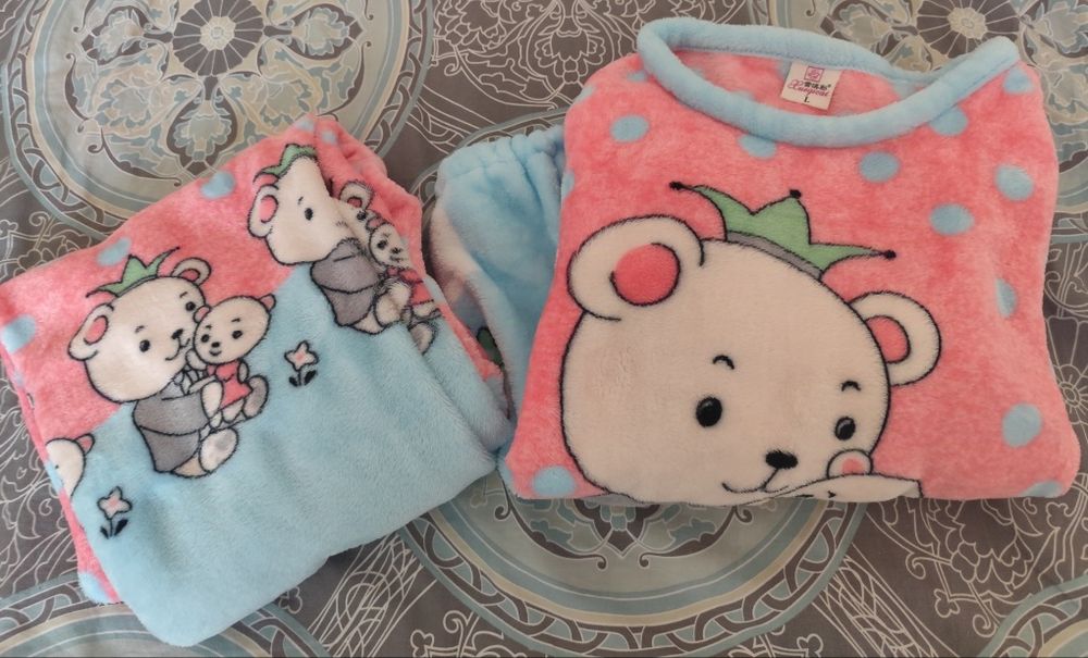 Домашній, теплий костюм, піжамка, розмір С фактично