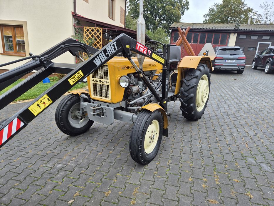 Ciągnik Ursus C-330, 1982r. Oryginał z Turem ok.2500mtg