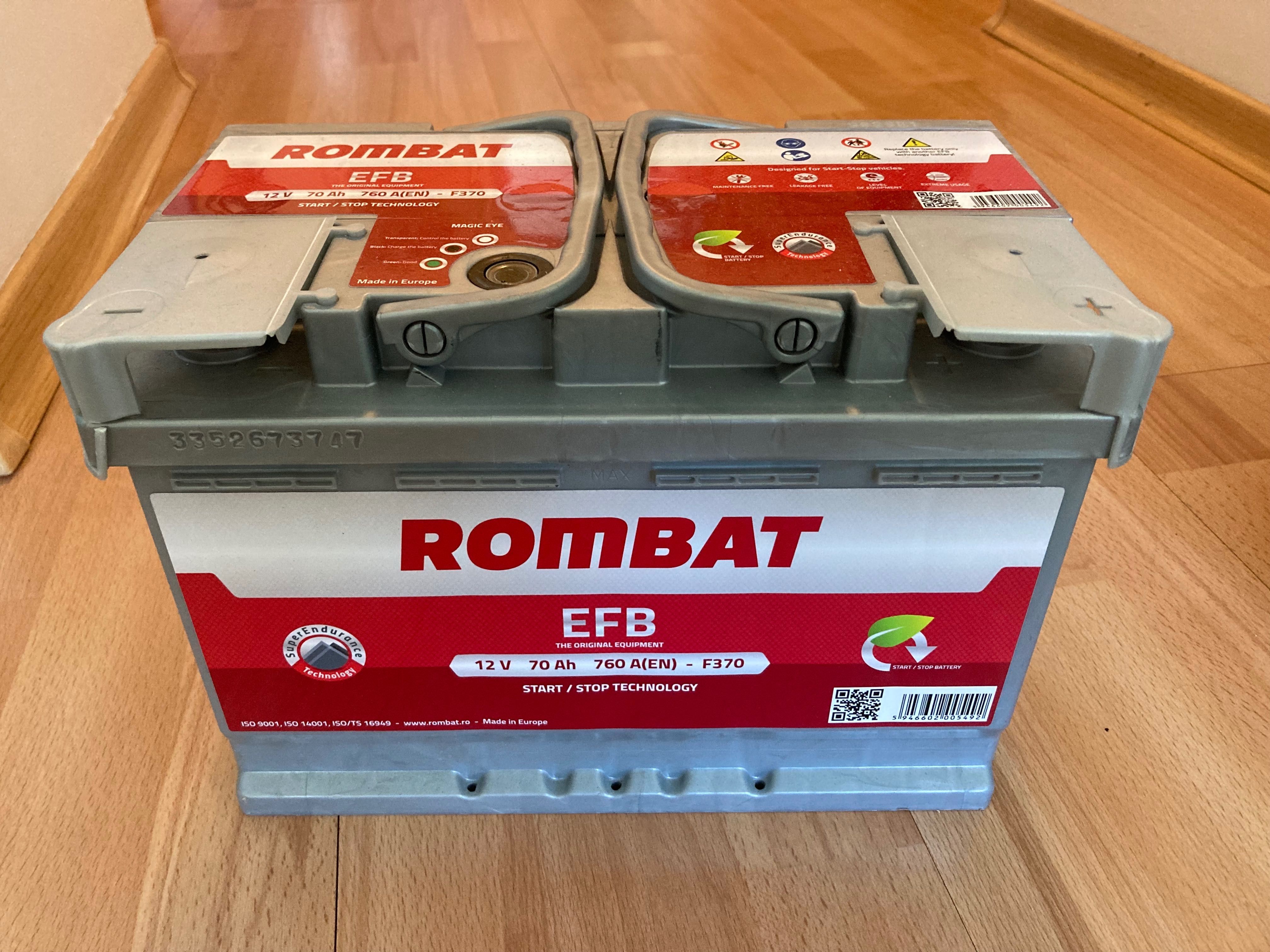 Акумулятор для авто ROMBAT EFB 12V 70Ah 760A(EN) - F370 Start - Stop