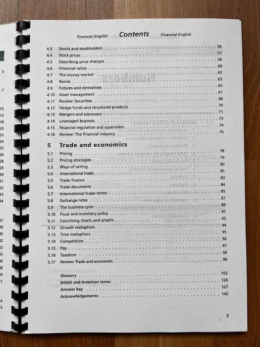 Financial English with financial glossary Book 2nd Edition