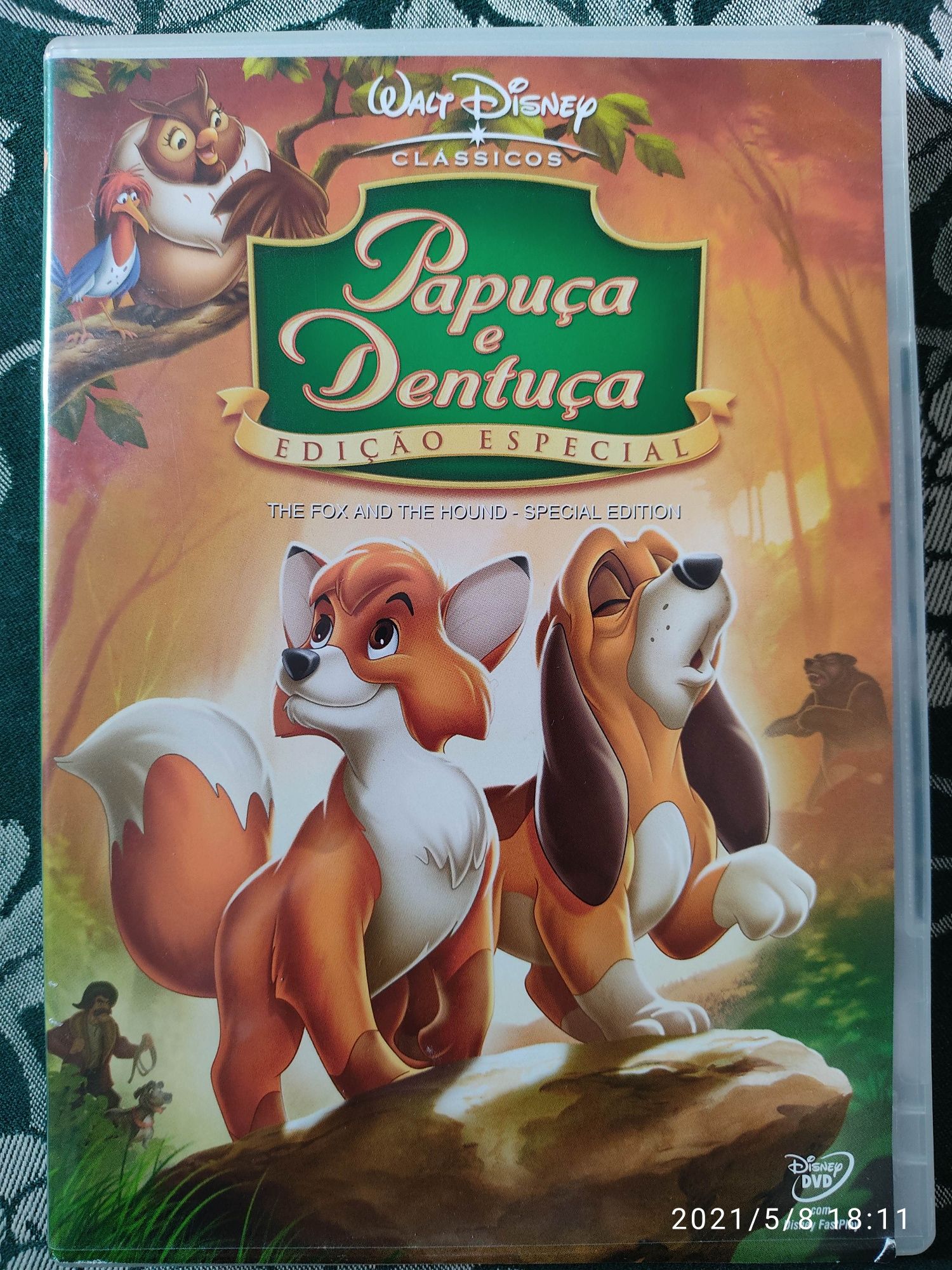 Conjunto 5 filmes de animação DVD originais