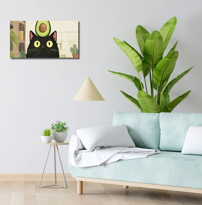 Obraz 60x30cm Awokado Na Głowie