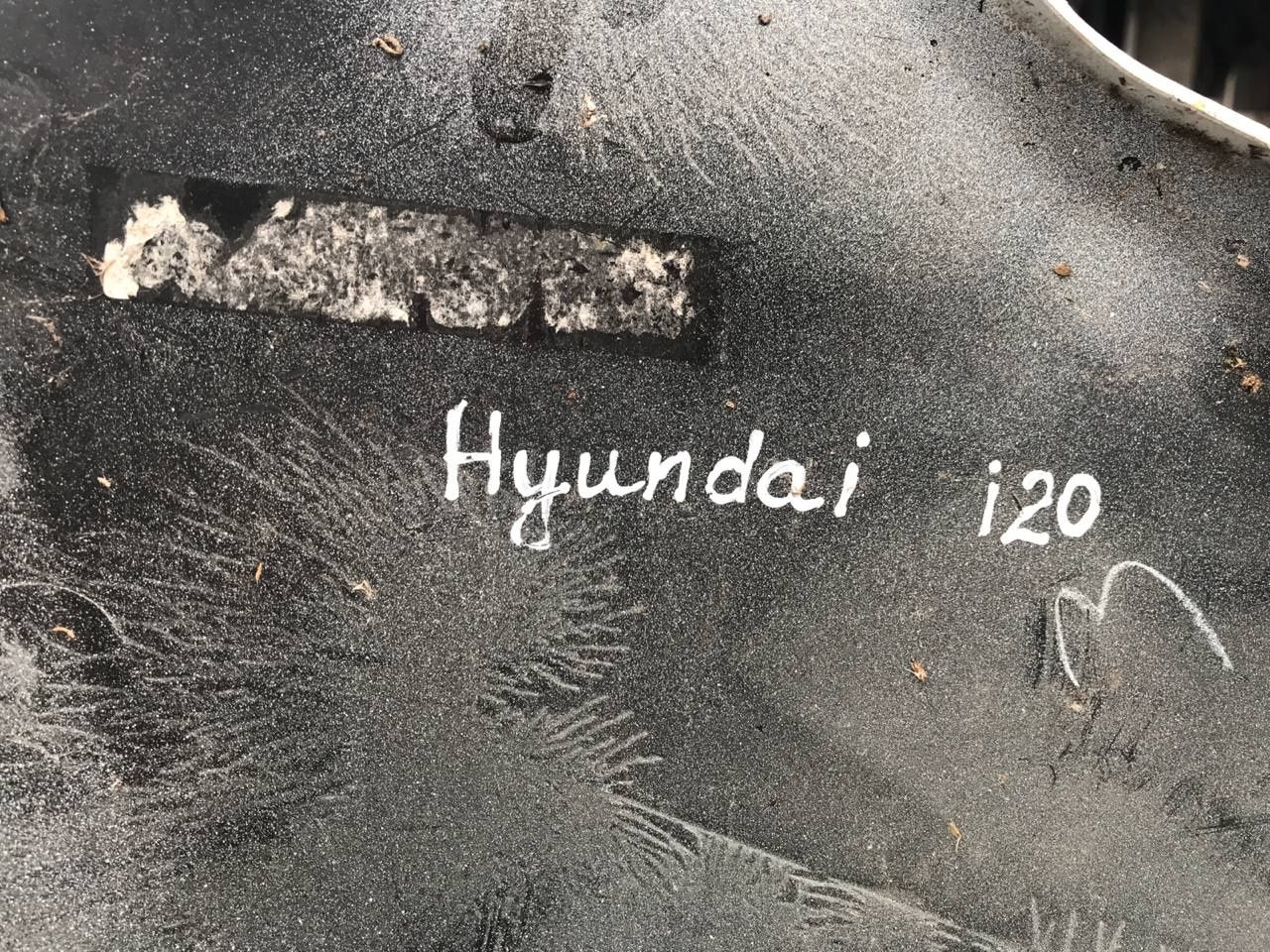 Передній бампер hyundai i20 2014-2018