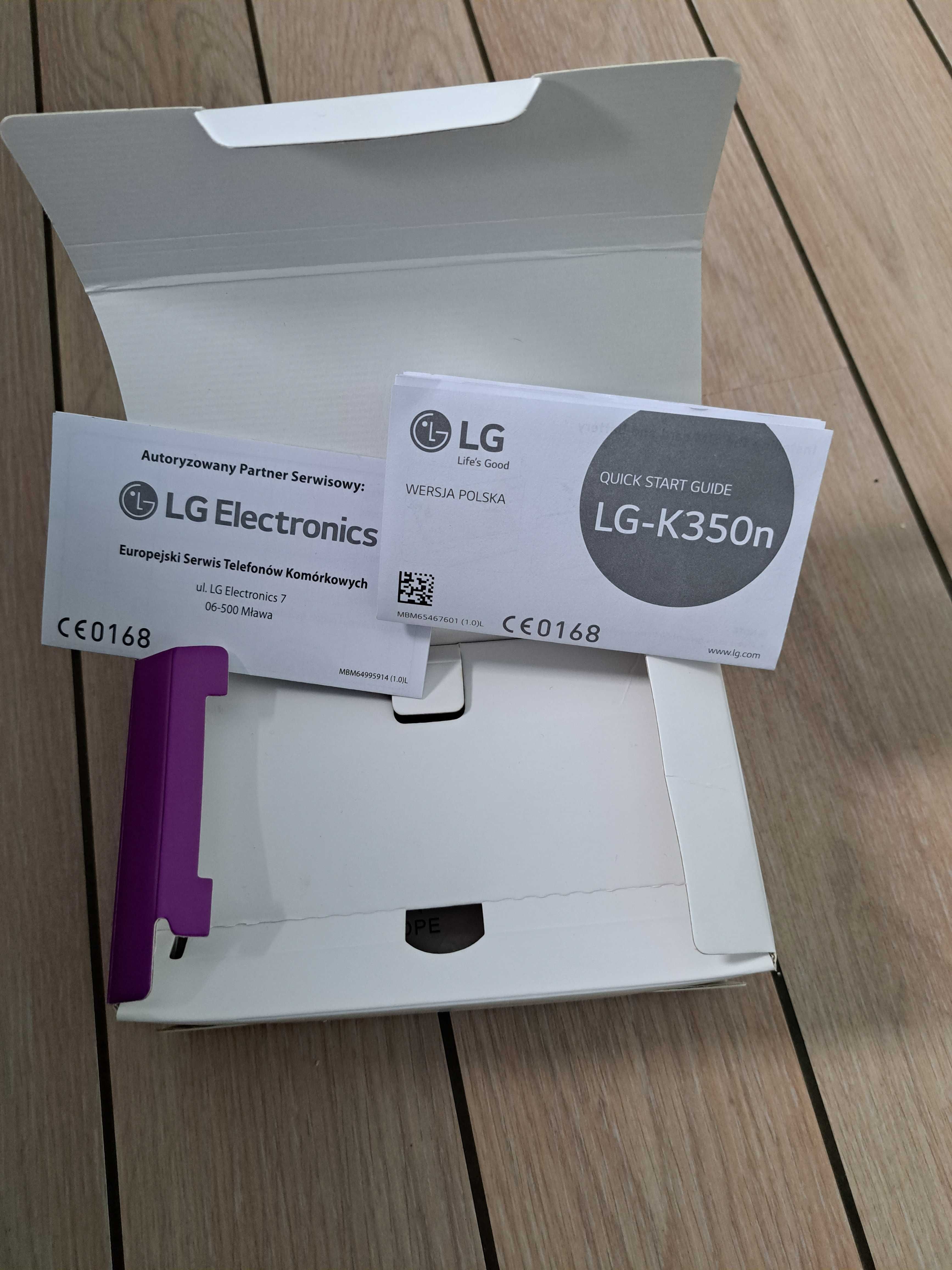 LG K8 LTE Kartonik Opakowanie Broszury