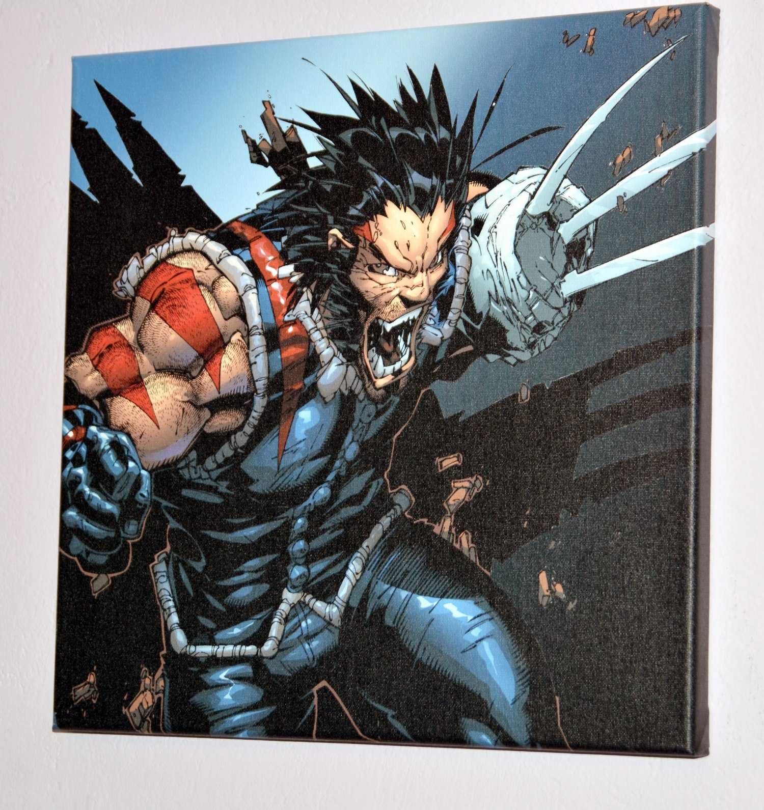 X-Men Age Of Apocalypse Wolverine - Obraz na płótnie 40 x 40 cm