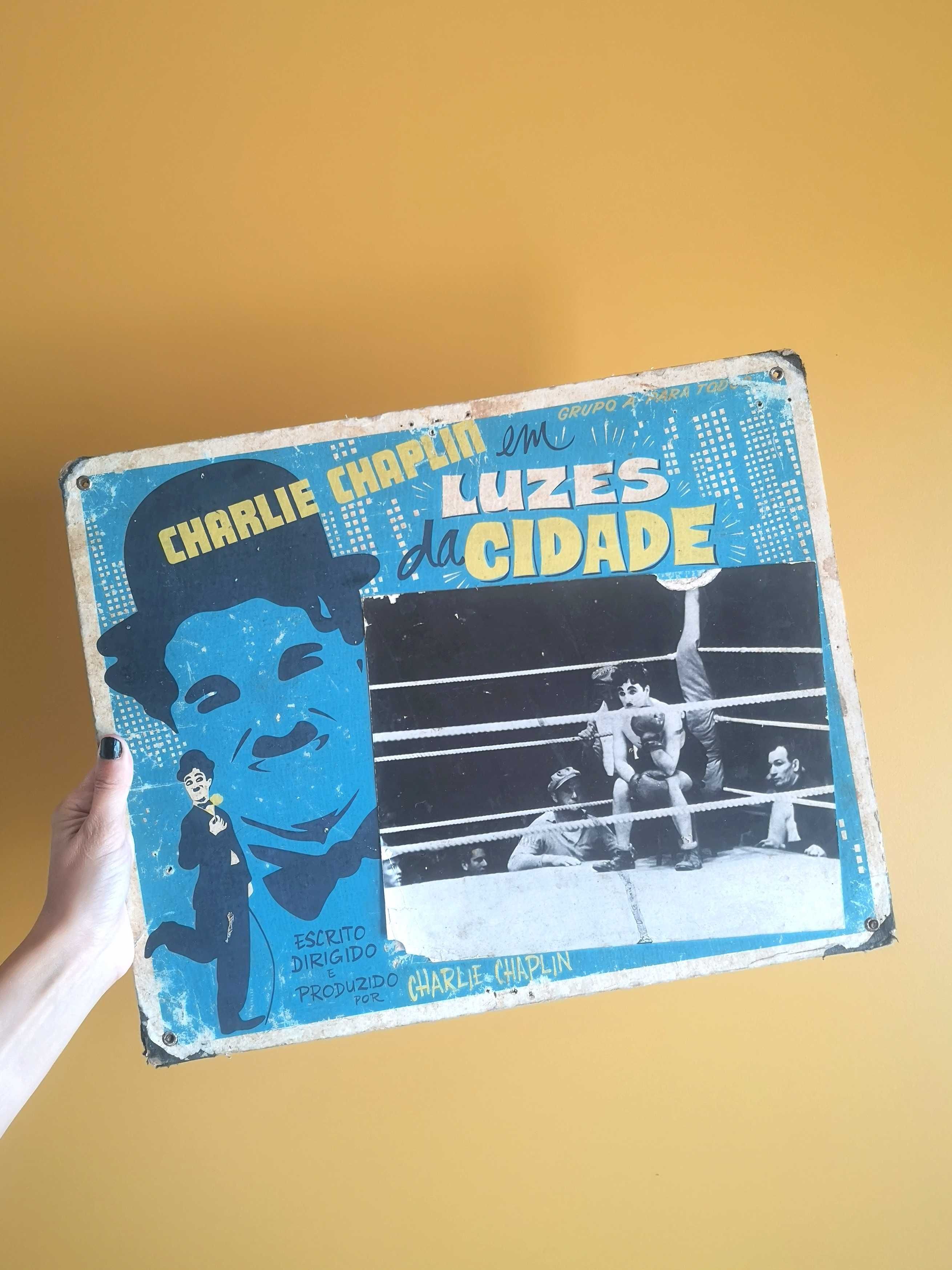 Cartaz / cartonado de cinema / filme Luzes Da Cidade