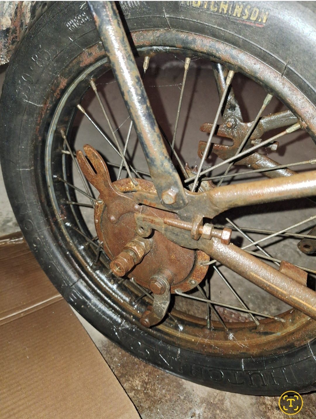 Moto antiga mandille & roux 1938