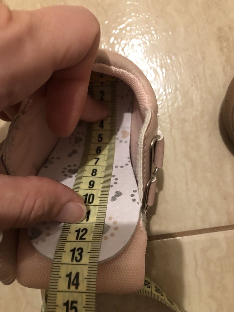 Półbuty Befado dziewczęce 21 jak nowe buty na rzep różowe