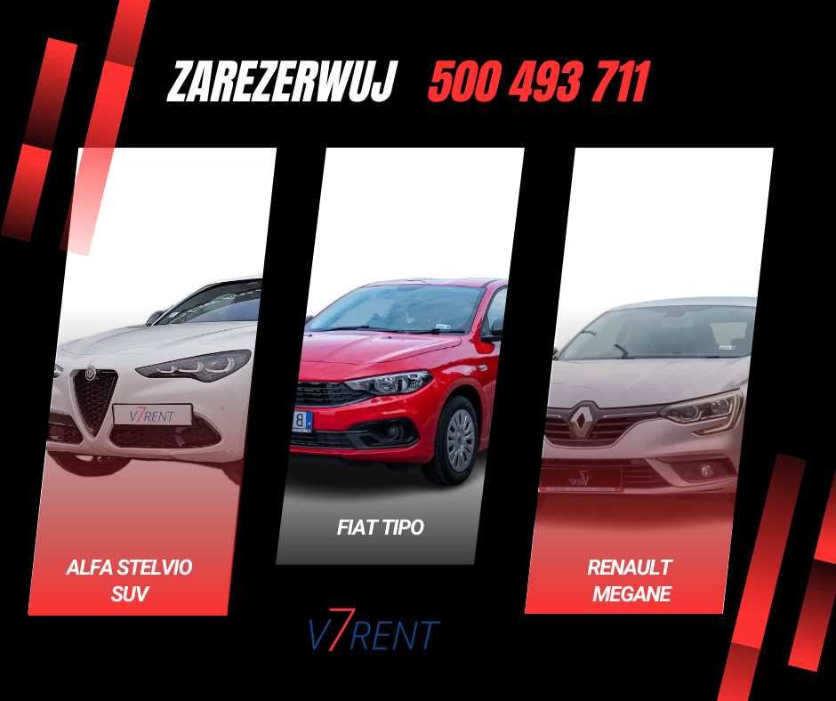 V7rent / Wypożyczalnia samochodów / Fiat Doblo XL / Hak  / Dostawczy.