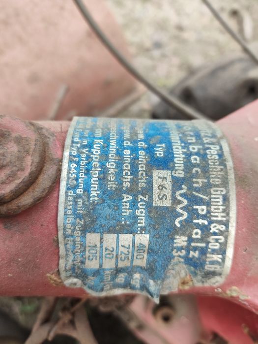 Traktorek glebogryzarka bungartz f6b8 sachs